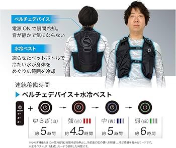 クールベスト バッテリー式 冷却機能付き Amazon.co.jp: [KLIFE] ペルチェ ベスト【2024夏新＆冷却